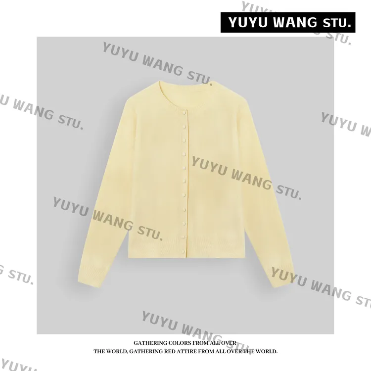 YUYU WANG【绒心】 毛衣开衫RB2SDRL2610