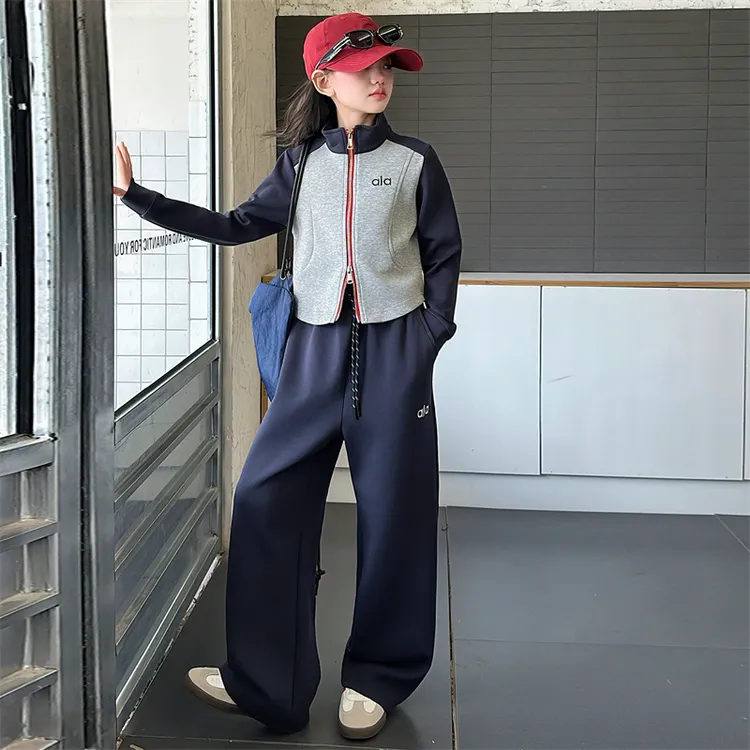 女童超好看韩系穿搭儿童秋季开衫卫衣外套休闲裤套装秋装2025新款