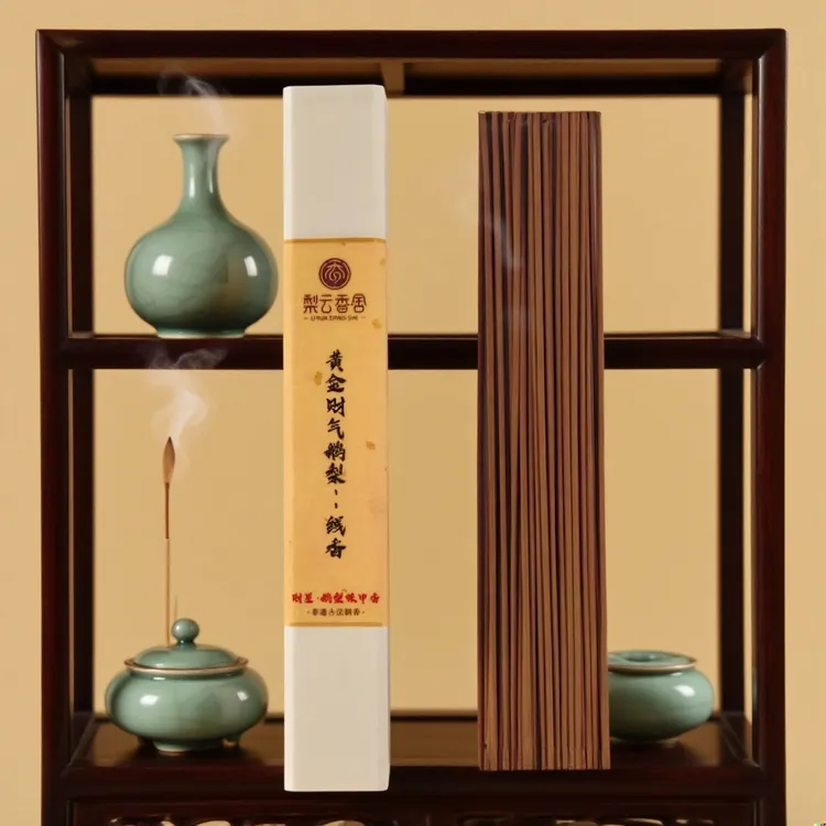 梨云.{黄金财气鹅梨}线香 沉香合香 50g