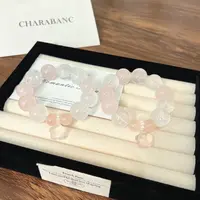 X1235[星星与你 ]白幽灵莫粉星星手链高端轻奢手串多样性发一