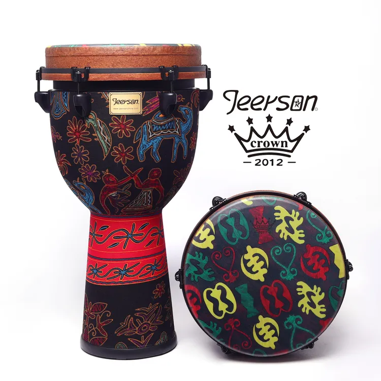 吉尔森台产图腾十二寸，贴布鼓身，买鼓免费学鼓，赠送终身免费单曲？