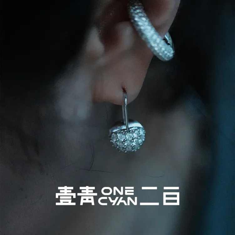 925银耳饰 《璨》纯银韩版手镶耳钉ins百搭手工耳环耳坠饰品耳圈