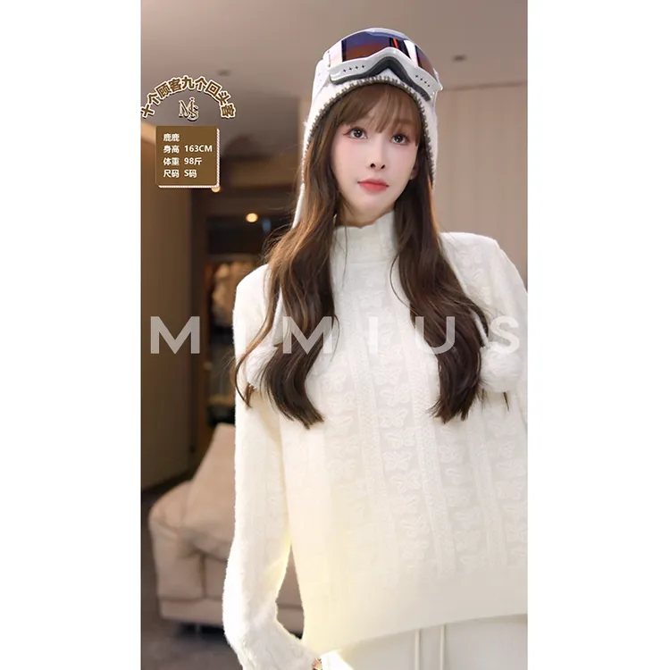 【mimius】P 半高领加厚毛衣 WG11086