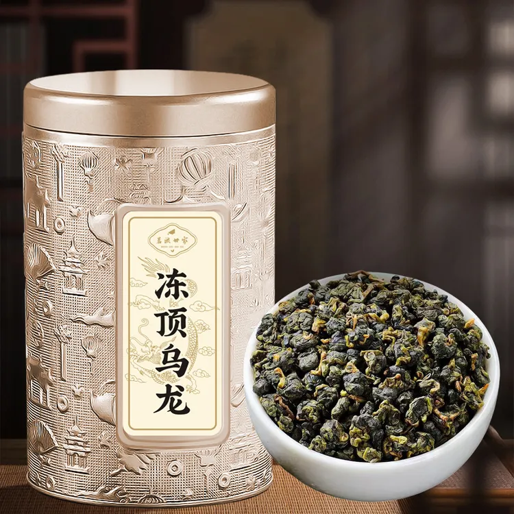 正宗冻顶乌龙茶台湾高山茶可冷泡2025新茶浓香型金萱乌龙茶