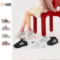 小米步【小饼干】2026春季新款韩版休闲运动男女童软底时尚韩系板鞋