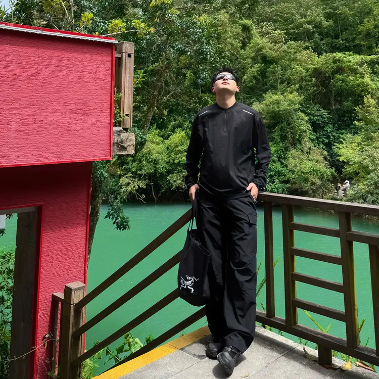 SANBAI 叁佰【功能轻户外】 梭织运动户外防水工装口袋设计长裤