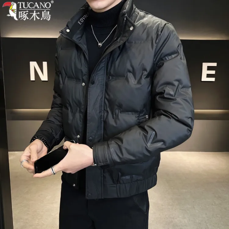 TUCANO/啄木鳥羽绒服男保暖修身立领秋冬季青年百搭潮流轻薄外套