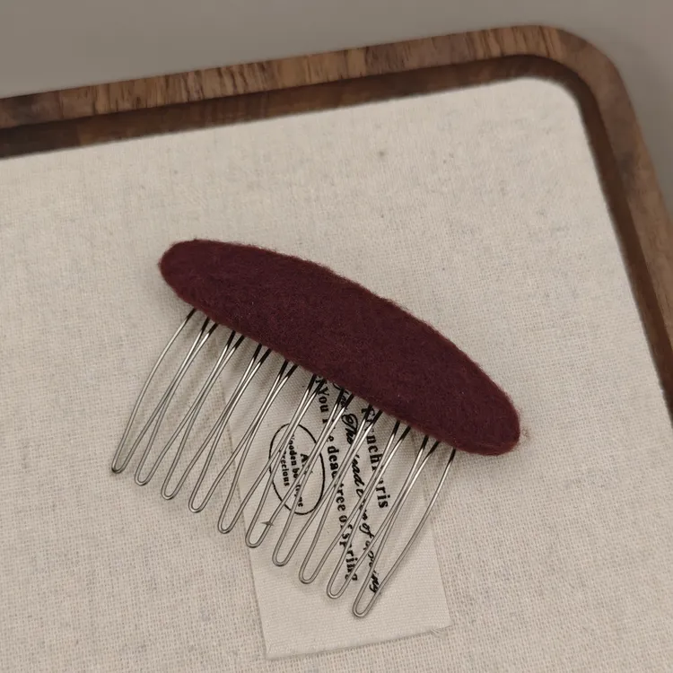 刘海碎发整理神器倒插梳发夹夹子2025新款发梳防滑一字夹短发发卡