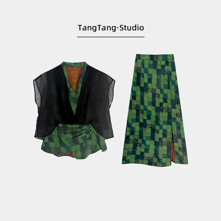 【TangTang·Studio】绿野仙踪套装百搭气质女装时尚套装-126633