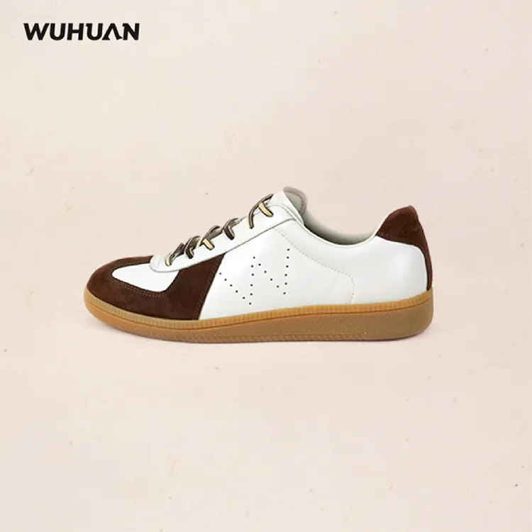 【明道同款】WUHUAN德训鞋圣诞红双足弓支撑复古透气舒适休闲运动鞋