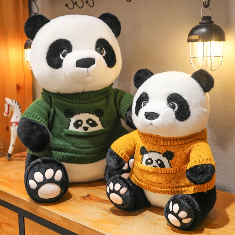 可爱熊猫毛绒玩具国宝大熊猫公仔仿真熊猫玩偶布娃娃儿童节日礼物