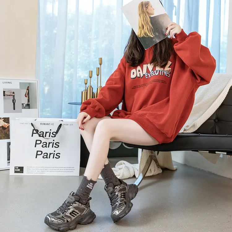 希尔爱玛欧洲巴黎老爹鞋女新款走秀百搭厚底休闲运动单鞋网红潮鞋