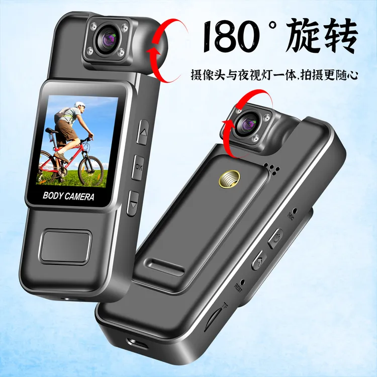 4K高清摄像机户外运动相机记录仪录音笔DV录像骑行日常vlog背夹式