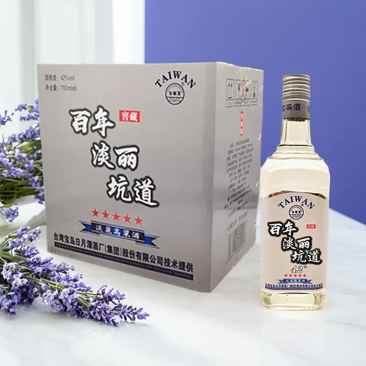 五缘湾百年淡丽坑道高粱酒纯粮食酒42度浓香型6瓶正宗白酒送礼