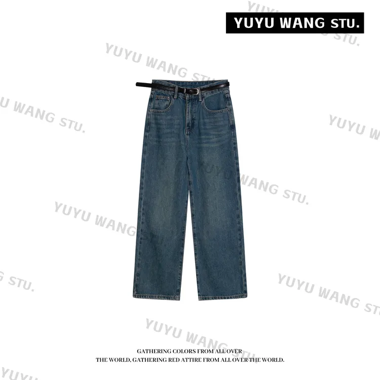  YUYU WANG【颂宁】 简约牛仔裤 RBZ2FQ196