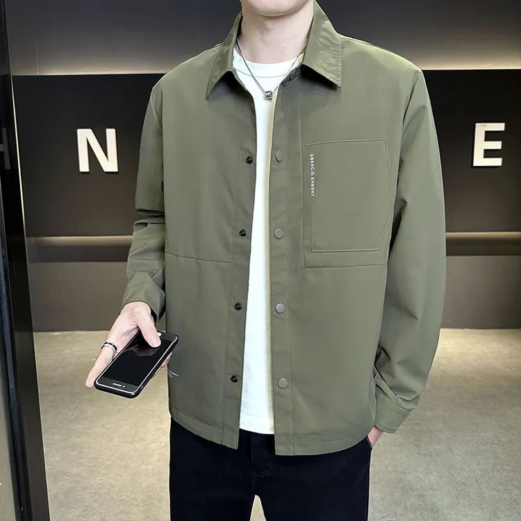 TUCANO/啄木鳥男翻领秋季韩版男士防风工装夹克工装休闲夹克上衣