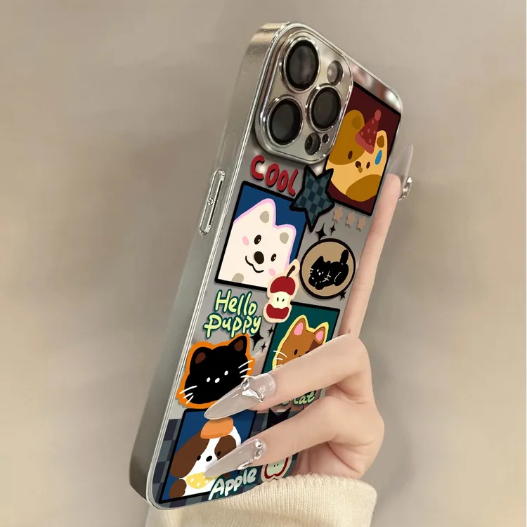 相框小狗适用苹果16/15plus手机壳iPhone14promax新款可爱13日韩x