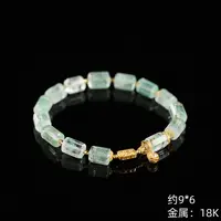 本真 | "雅逸"珍藏级精品高段位水晶"翠幽灵"手串 多样性发其一