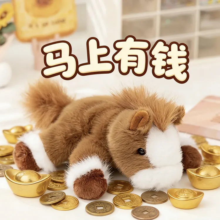 非常宝贝正版香香三资可爱动物公仔小粉猪红狐毛绒玩具桌伴礼物