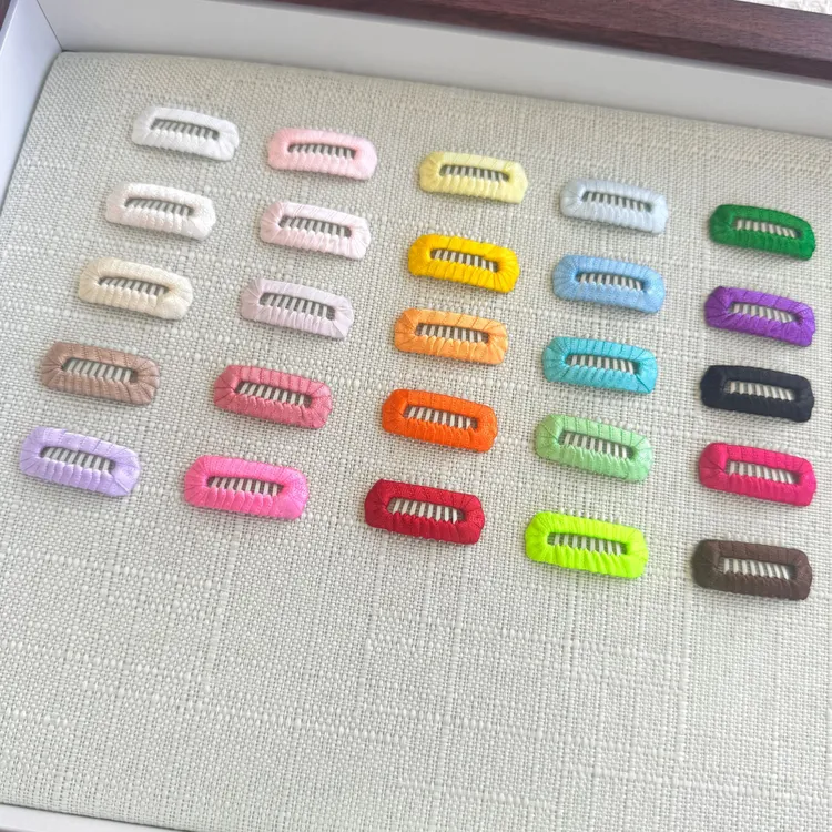 迷你宠物鼻梁夹纯色bb夹韩国泰迪小狗发夹马尔济斯头饰西施约克夏