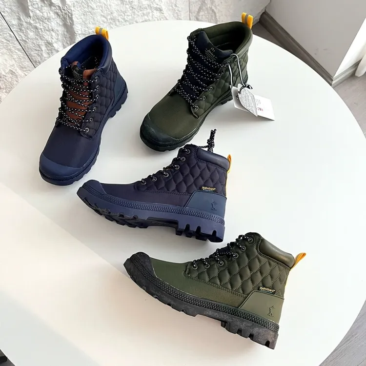 千元级！英伦小众牛货！一体防水袜套防撞防踢男女冬保暖棉鞋短靴