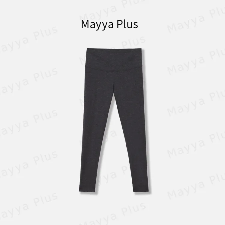 【零感打底】Mayya Plus麦芽定制流光风高弹针织紧身鲨鱼裤32536980