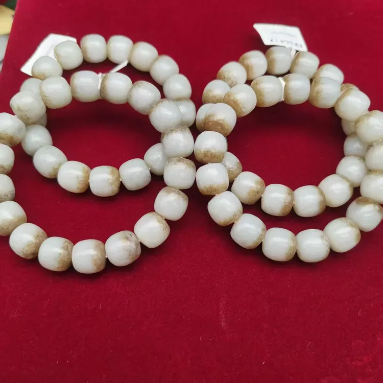 非金属仿珍珠手链 聚宝盆手串糖珠圆润适合男女佩戴时尚百搭手作