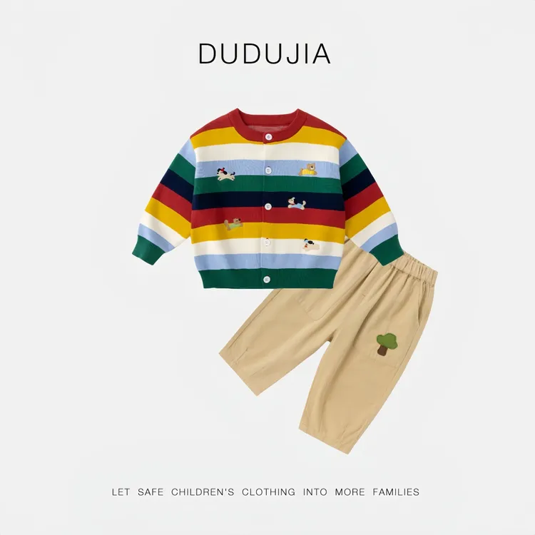 嘟嘟家宝宝秋款开衫毛衣上衣长袖秋季可爱超萌儿童毛衣宝宝毛衣