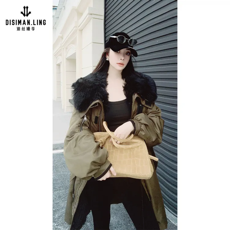 【迪丝嫚苓】多色外套秋冬气质时尚原创设计师小众优雅冬季保暖外套