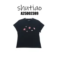 【SHUTIAO】2025夏季：新款小众设计款T恤A25D02389