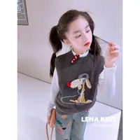 Lenakids【P】【小狗马甲奥绒内搭牛仔裤“百搭保暖】高品质！25121803