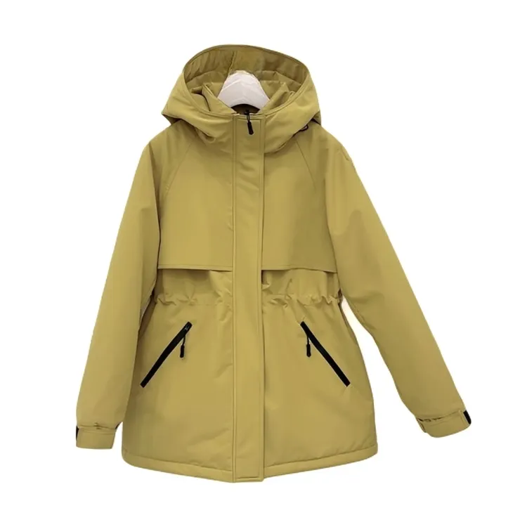 1688冬季新款加棉加厚【升级格纹面料防风保暖】一件可过冬冲锋棉服