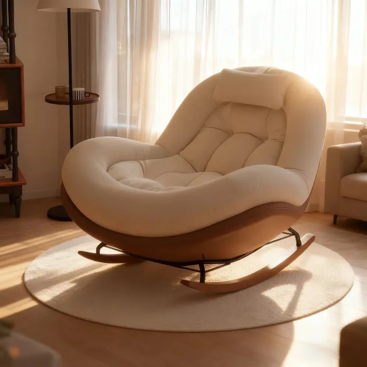 摇摇椅躺椅成人大人可睡觉2025新款单人懒人沙发家用客厅阳台休闲