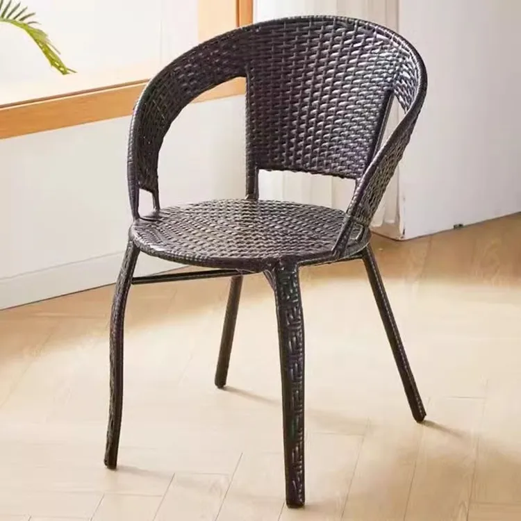 家用藤编椅子滕椅防晒腾椅藤椅家用编织户外阳台三件套庭院休闲椅