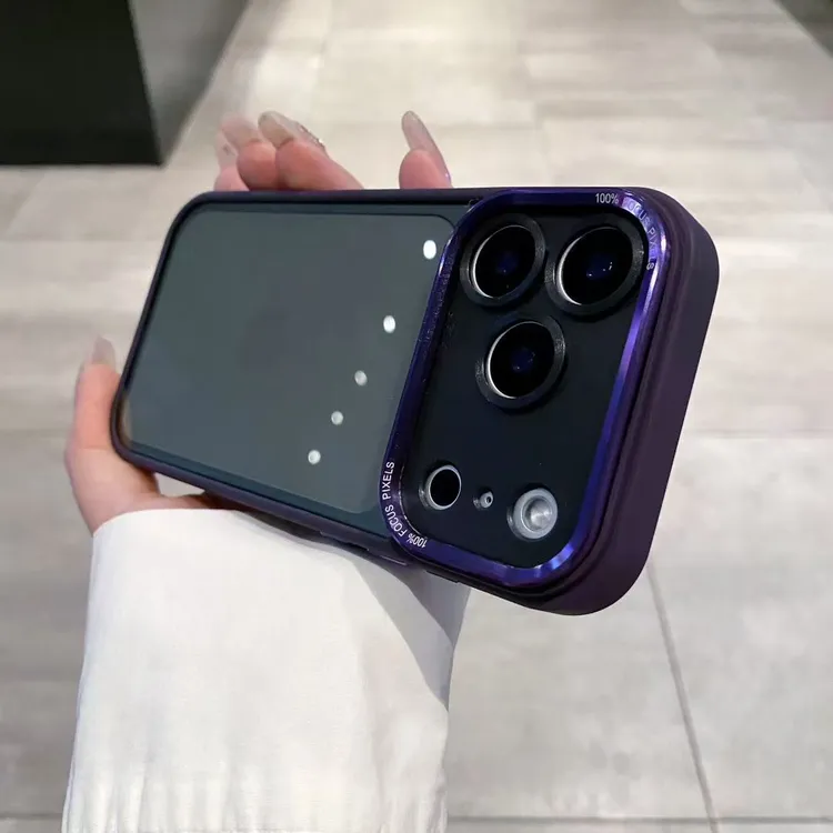 透黑全包防摔适用苹果17ProMax手机壳iPhone16高级感15简约14情侣