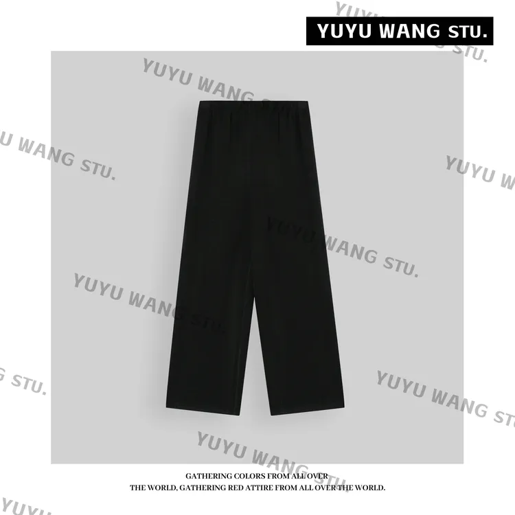 YUYU WANG 【月牙（黑灰色）】裤子RB2SQRZ2373