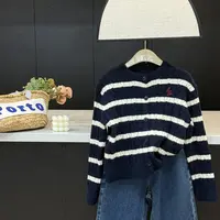 leomama女童毛衣开衫秋装新款洋气小女孩时髦针织上衣儿童装外套