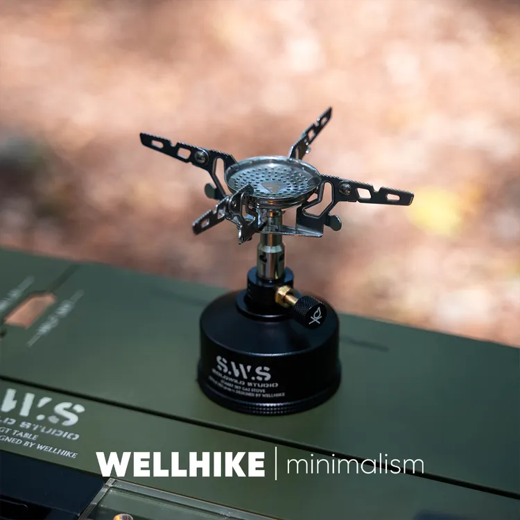 WELLHIKE繁星燃气炉头折叠轻量咖啡烧水神器徒步登山露营便携炊具