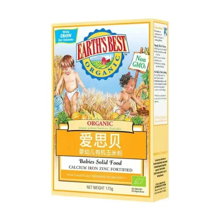 【飞虎专属】26年3月到期 爱思贝米粉 175g*4盒 有机玉米粉/有机大米粉
