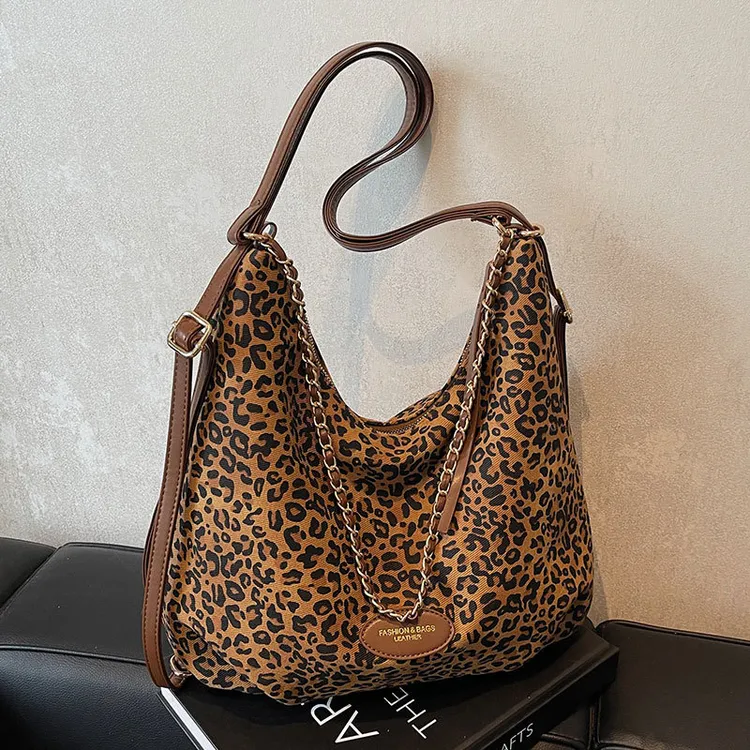 【路遥】小CK包包女款爆款2025新款韩系流行豹纹大容量可斜挎托特包