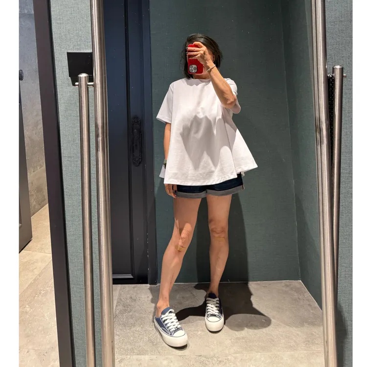 COCOLINDA  | 棉质双层领白色短袖娃娃衫T3339