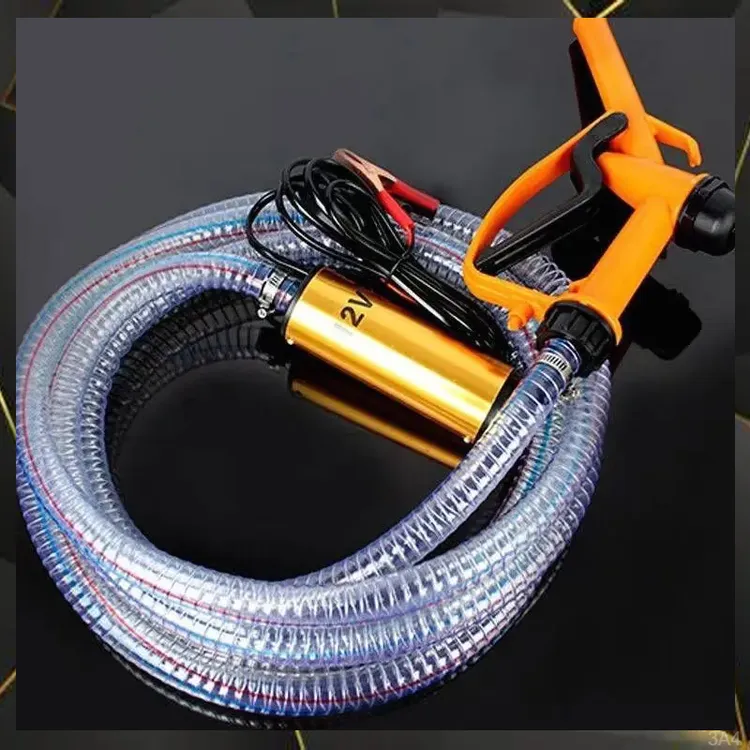 德国进口电动抽油泵12v自吸柴油泵24v大功率柴油桶抽油泵220v插电