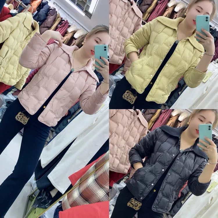 厂家福利  冬季新款轻薄保暖棉服外套时尚洋气修身百搭