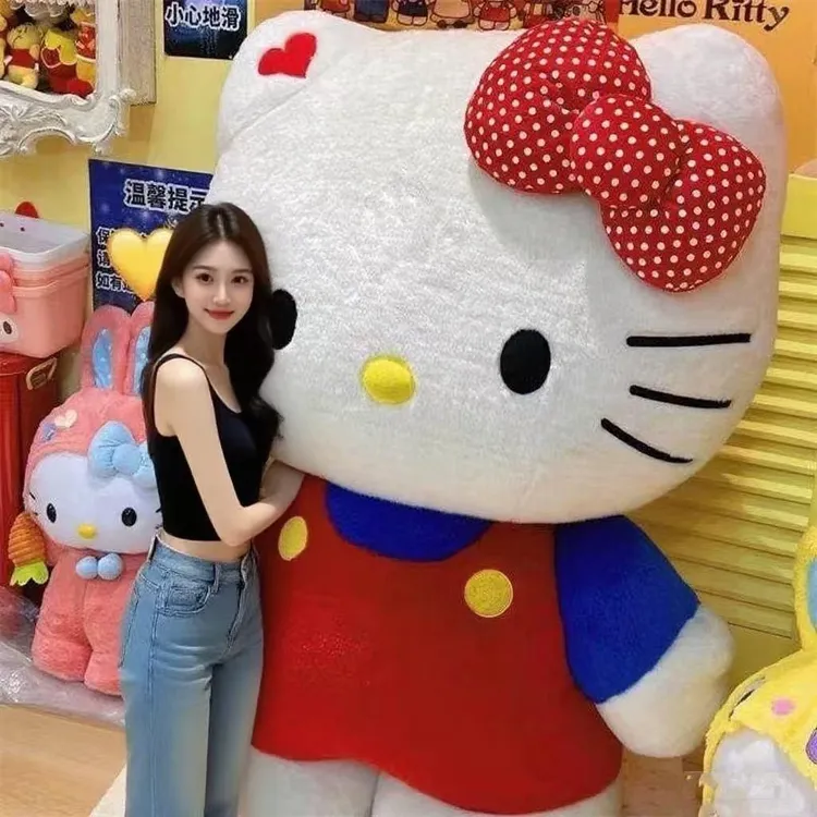 【hello kitty】2米巨型玩偶哈啰 kitty 超大毛绒公仔520送女友