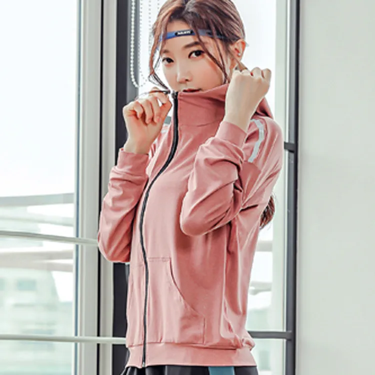健身房运动女秋冬外套户外跑步舒适速干衣网红时尚休闲专业瑜伽服