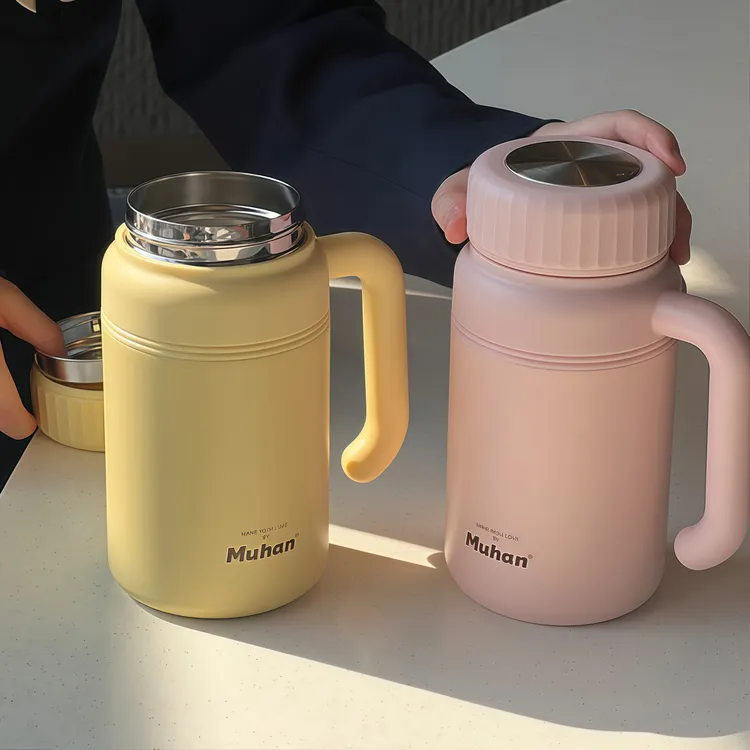 MUHAN/沐韩保温杯女生高颜值水杯咖啡杯大容量杯子泡茶杯生日礼物