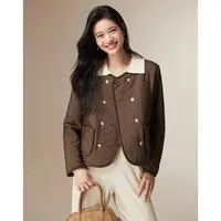 【辛小北专属】朗文斯汀轻薄小香风棉衣外套DTMY4508D12714