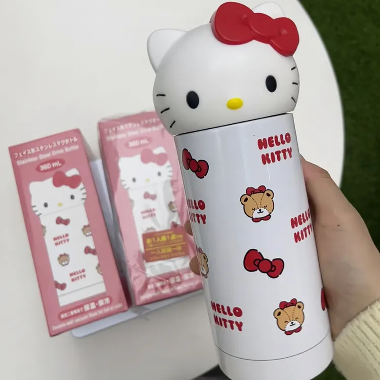 【大阪限定】Hello Kitty 猫头Kitty保温杯 周边