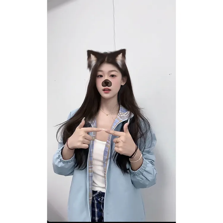 美式复古格子拼接夹克男春秋设计感翻领上衣高级感慵懒风情侣外套