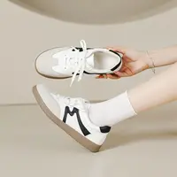3269复古经典德训鞋女款2025新款休闲阿甘鞋平底小白鞋女鞋